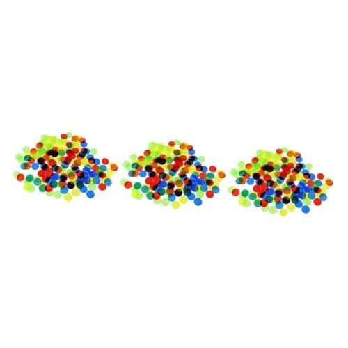 Produktbild: BESTonZON 600 Stk Zählscheibenmarkierungen Transparente Farbzählchips Klare Zähler Weihnachtsspielzeug Bingo-chips Zählen Massenspielzeug Mathe-bingo Bingo-marker Spielkarte Schüttgut