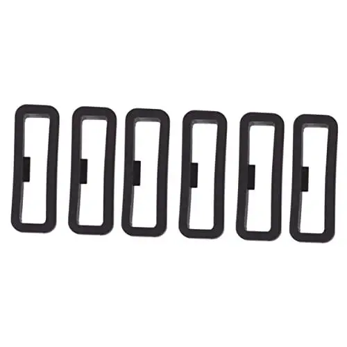 Produktbild: BESTonZON 6St Lünette Uhrenarmbandhalter aus Silikon 22 mm Uhrenarmband 5X uhrenarmbänder Halteringe Uhrbandschlaufe Torwart Anschauen Verschluss Zubehör 5 Sek Gurt Kieselgel