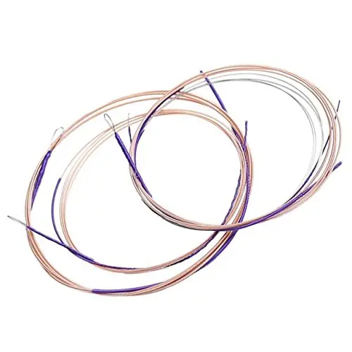 Produktbild: BESTonZON 8 Stück Pipa Saiten Lauteninstrument Chinesisches Lautenteil Musikinstrument Hals Türkisches Baglama Ersatzteile Für Sechseckige Fliesen Stofftier Hund Go Parts