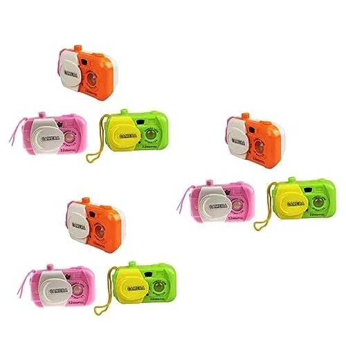 Produktbild: BESTonZON 9 STK Lernspielzeug Spielzeuge Kamerastütze Das Geschenk Prop-Kamera Französische Bulldoggen-Ornamente Kamera-partygeschenke Beißspielzeug Für Babys Mini Kind Sucher