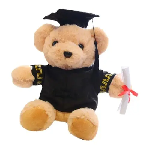 Produktbild: BESTonZON Abschlussgeschenk ausgestopftes Tier Bär Plüsch Tischdekoration Peluche Male mastribution Companion guci Abschluss Plüschbär Abschlussdekor gedenken Teddybär Plüschstoffe