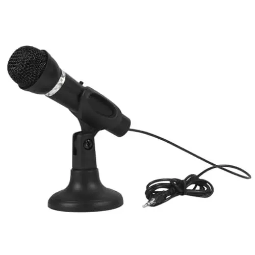 Produktbild: BESTonZON Aufnahmemikrofon Richtmikrofon Stecker Webhosting-mikrofon Kondensatormikrofon Netzwerk-singmikrofon Rauscharmes Mikrofon Computermikrofon Black