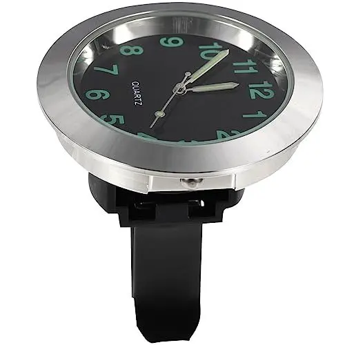 Produktbild: BESTonZON Auto-Armaturenbrettuhr Autos Entlüftungsclip Quarzuhren Mini-Leuchtquarz-Analoguhr Taschenuhr Zum Aufkleben Für Autos Boote Fahrräder Auto-Heimdekoration Silber