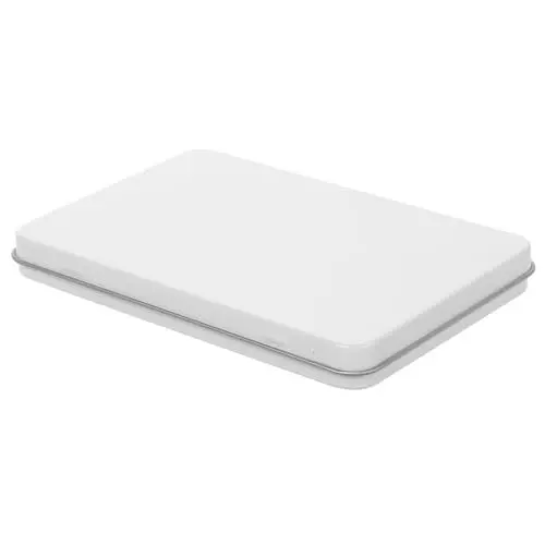 Produktbild: BESTonZON Blechdose aus Karton Karten Metall Kartenbox Tragbare Kartenbox Kartensammler Sammelkarten-Organizer Aufbewahrungshülle für Gaming-Karten Eisen Weiß