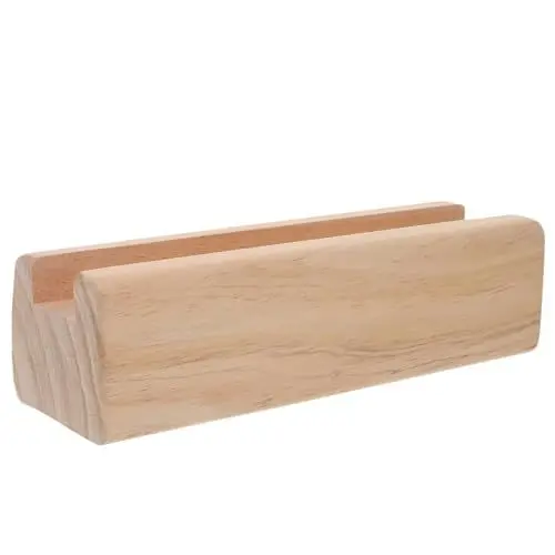 Produktbild: BESTonZON Bodenspiegelsockel Display-stützbasis Kunstwerk-displayhalter Kunst-bodenhalterung Aus Holz Spiegel Ganzkörperständer Ganzkörperspiegel Massivholz Ganzer Körper