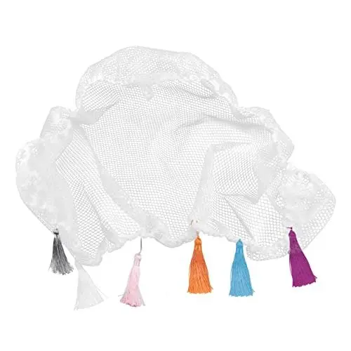 Produktbild: BESTonZON Dreiecks Netz Tasche Aufbewahrungsnetz Hängematte Kuscheltierhalter Kinder Puppen Hängematte Kuscheltiere Netz Badespielzeughalter Hängende Hängematte Plüschpuppe Nylongewebe
