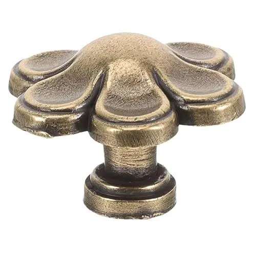 Produktbild: BESTonZON Europäischer Griff Aus Antiker Bronze Schublade Zieht Einloch-blumenknopf Kommode Griff Blumenförmiger Kommodenknopf Zinklegierung Europäischer Stil Dekorativer Schrank