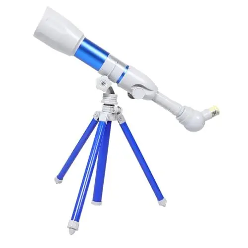 Produktbild: BESTonZON Fernrohr Kinder Fernglas Sucher Für Kinder Himmelsbeobachtungsteleskope Mikroskopspielzeug Für Kinder Spielplatz-teleskop Piratenteleskop Für Kinder Spielzeug-Telefon Plastik Blue