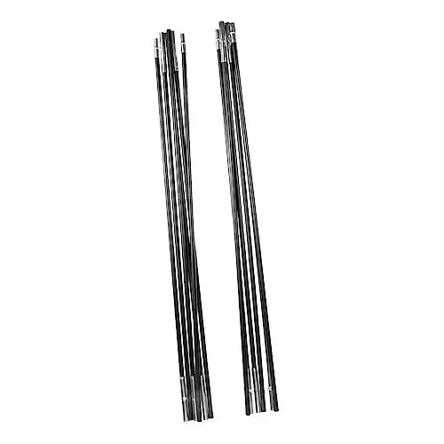 Produktbild: BESTonZON Fiberglas Zeltstangen 2 Stück Verstellbare Zeltstützen Leichte Und Kompakte Zeltstangen Bruchfestes Material Für Outdoor Aktivitäten Zeltzubehör Für Camping Wandern Und