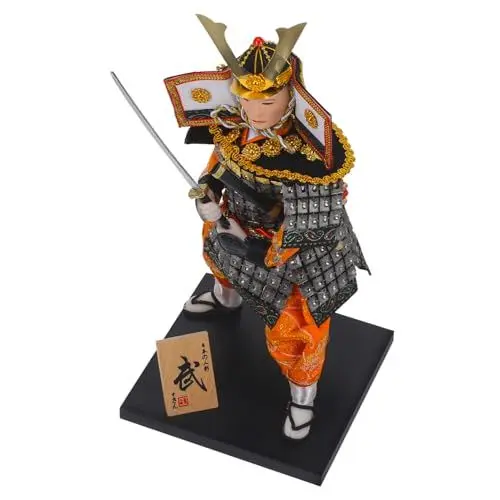 Produktbild: BESTonZON Samurai-Puppe Ornament Japanische Schreibtischdekoration Japanisches Schreibtisch-Ornament Kunsthandwerk Im Japanischen Stil Heimdekoration
