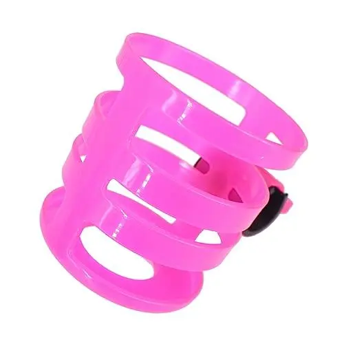 Produktbild: BESTonZON Flaschenhalter Getränkehalter Für Den Kinderwagen Kinderwagenzubehör Clown Schlüsselanhänger Plüsch Spielzeug-einkaufswagen Spielzeugräder Und -achsen Rosa