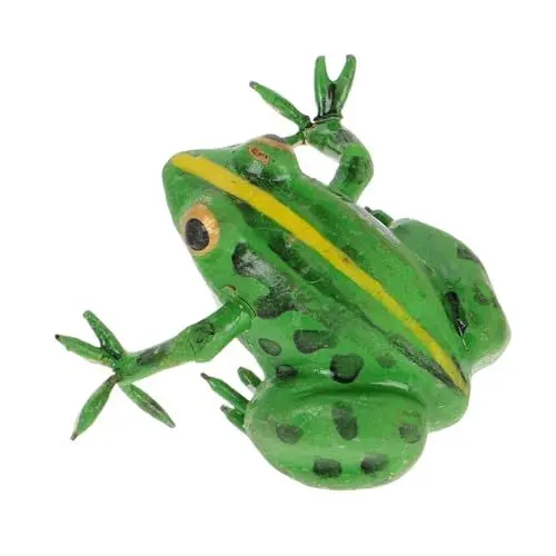 Produktbild: BESTonZON Frosch-Statue Garten skulptur Froschskulpturen Miniatur-Froschstatue Frosch-Gartenstatue falscher Frosch Froschteich Mini-Frosch Tonfrösche Tierfiguren zum Sammeln Eisendraht Green