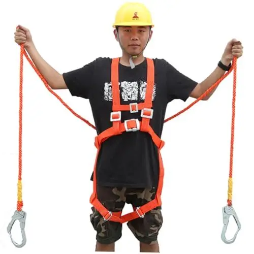 Produktbild: BESTonZON Ganzkörpergurt safety safe todsicher Klettergurt gurtschutz Anti-Fall- Ganzkörper- Männer Outdoor- ganzer Körper Mann Geldschrank