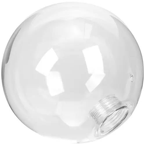 Produktbild: BESTonZON Glaskugel-Lampenschirm Ersatz Klar Rund G9 100 Mm Lichtabdeckung Kugel-Kugel-Lampenschirm Für Leuchten Wandleuchten Kronleuchter Pendelleuchte
