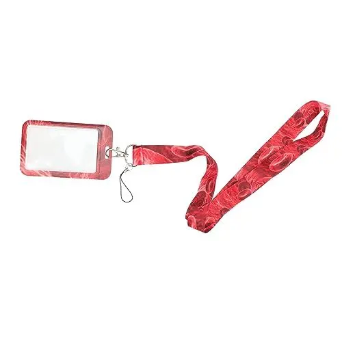 Produktbild: BESTonZON Goth Schlüsselband Halloween-Schlüsselband Schlüsselbänder Telefon-Lanyard Halloween-Lanyard-Geldbörse Halloween-Gurt Bankkarte Schlüsselanhänger Karton Tragegurt