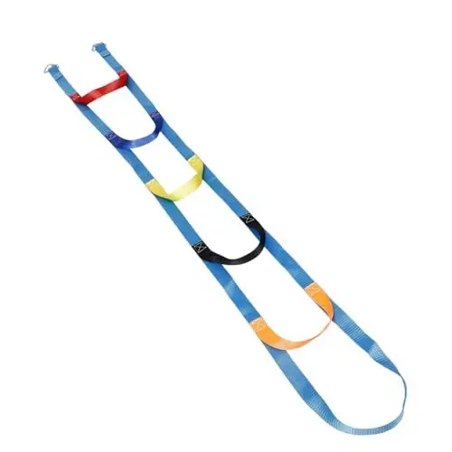 Produktbild: BESTonZON Gurtband Kletterleiter Strickleiter Für Kinder Indoor Klettern Kinder Kletterseil Kletteraufsatz Kletterseil Für Outdoor Strickleiter Für Kinder Kinder Strickleiterband