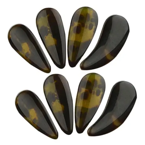 Produktbild: BESTonZON Guzheng-Nägel Pipa-Nägel-Picks Gu-Zheng-Instrumententeile Zither Fingerpicks Gu Zheng Nägel Schmuck Gu Zheng Daumenpicks gesteckt Fingerpicks aus Zelluloid Erhu Fingerpicks