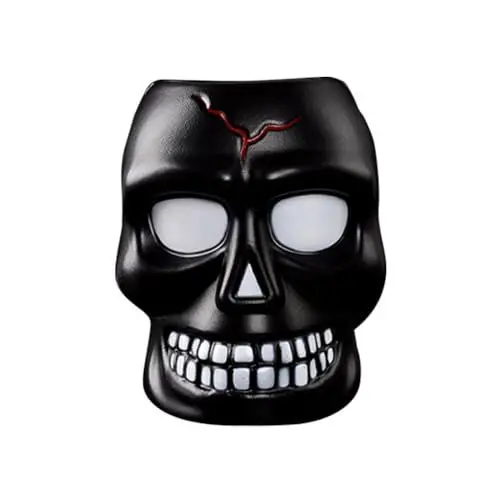 Produktbild: BESTonZON Halloween Eimer, Leuchtender Süßigkeiteneimer in Totenkopfform Candy Basket with Handle Tragbar, Candy Holder Candy Pots, Halloween Candy Bucket Skull Leicht für Halloween Karneval Mottopar