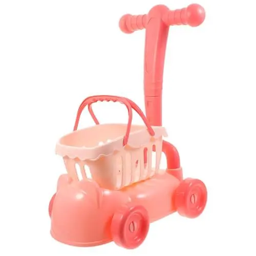 Produktbild: BESTonZON Kinderwagenspielzeug Für Kinder Einkaufswagen-Spielzeug Einkaufswagen Für Spielzeug Einkaufswagen Spielzeug Einkaufswagenspielzeug Für Kinder Warenkorb Spielzeugküche Rosa Abs