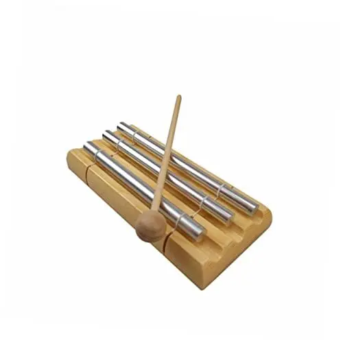 Produktbild: BESTonZON Kleinkind Percussion Glockenspiel Xylophon-Schlagzeug Klaviertastatur Für Kinder Alt-xylophon Glocke Mit DREI Tönen Spielzeug Kinder Schlagzeug Bambus