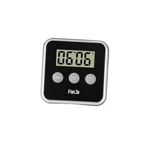 Produktbild: BESTonZON Kochtimer Magnetisch LCD-Display-Timer Magnetische Backtimer Küchen-kochtimer Minute Sekundentimer Magnetischer Rückentimer Labor-Timer-Erinnerung Laut Student Flüssigkristall Uhr
