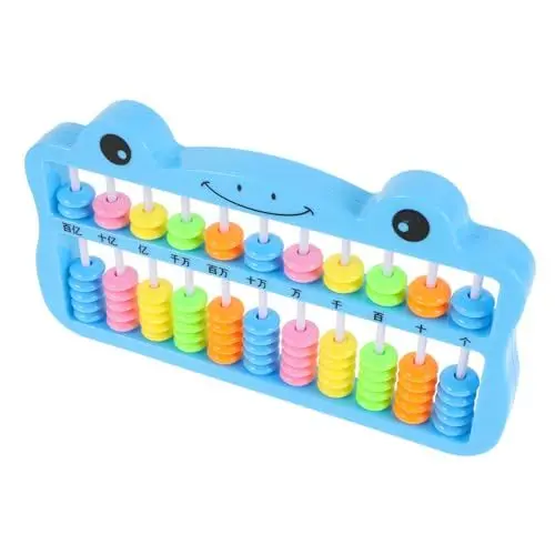 Produktbild: BESTonZON Mathematik-Abakus Lernspielzeug für Matheübungen Mathematik Rechenhilfe für Kinder Mathematisches Zählwerkzeug für Kinder Plastikabakus für Kinder arithmetischer Abakus Blue