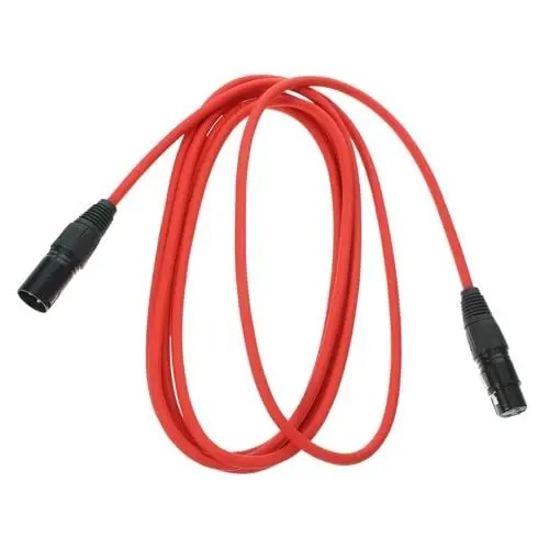 Produktbild: BESTonZON Mikrofonkabel Signalkabel Drähte Mikrofon Verbindungskabel Lautsprecherlinie Mikrofon Audiokabel Bühnenlichtkabel Drähte Audio Aux Kabel Stecker Auf Buchse