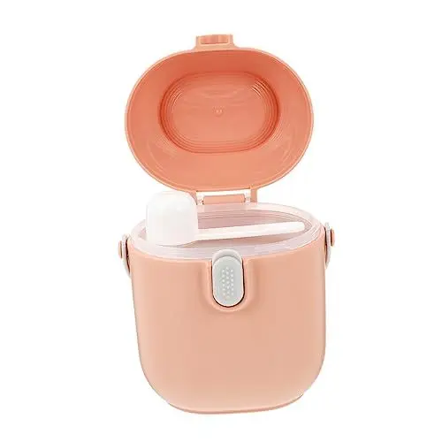 Produktbild: BESTonZON Milchpulverschaufel Behälter Für Milchpulver Lebensmittelspender Halter Für Babynahrung Tragbarer Milchpulverbehälter Tragbarer Milchpulverspender Behälter Für Babynahrung Pp Rosa