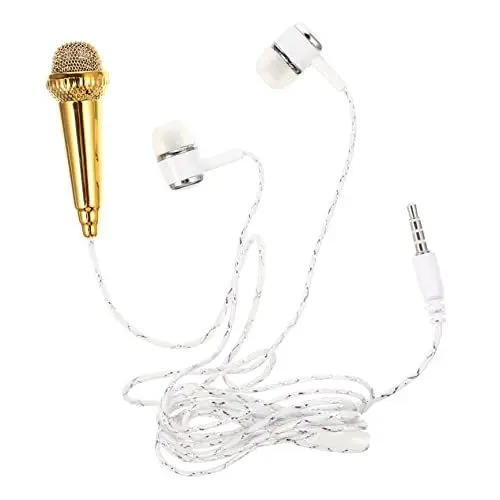 Produktbild: BESTonZON Mini-Mikrofon Aufnahme mikrofon Tiny Microphone Kabelmikrofon mikrofon für pc Telefon Vokal Professionelles Mikrofon tragbares winziges Mikrofon Laptop Tablette Generation Plastik