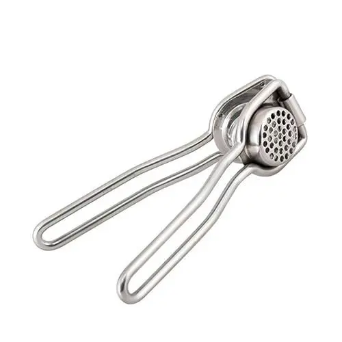 Produktbild: BESTonZON Mini Knoblauchhacker Aus Metall Knoblauchmaschine Zerdrücken Ingwer Brecher Metall Knoblauch Presse Knoblauchmühle Knoblauchpresse Aus Metall Baby Erdfarben Einstellen