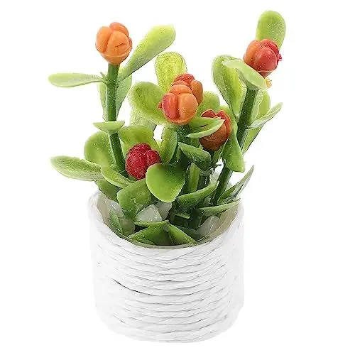 Produktbild: BESTonZON Realistisches Mini-Bonsai-baummodell Für Miniaturhäuser Maßstab 112 Mini-topfpflanze Dekoratives Puppenhaus-zubehör