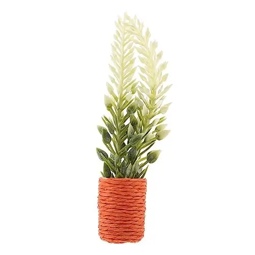 Produktbild: BESTonZON Mini-topfpflanzen Modellbau Zubehör Thanksgiving-partyzubehör Bonsai-dekor Herbst Kleines Bonsai-Modell Miniblumen in Töpfen Schöne Gartendekoration Miniatur Plastik Im Becken Ob11