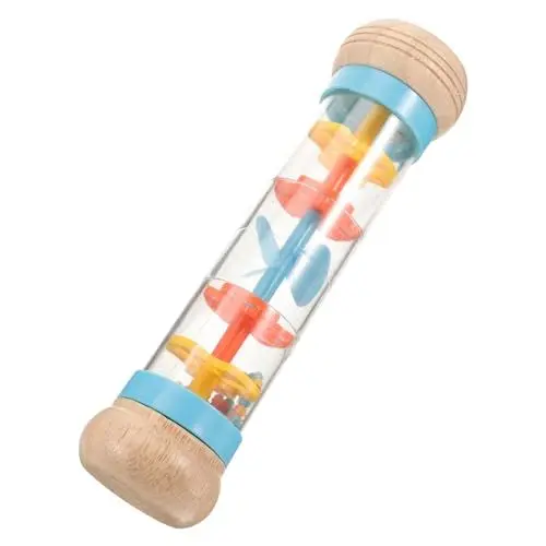 Produktbild: BESTonZON Orff-regenmesser Regentropfen-sound-regenmacher Musikalische Regengeräusche Spielzeug Mit Regengeräuschen Musikalische Sinnesröhren Spielzeug Für Hörinstrumente Lernspielzeug Holz