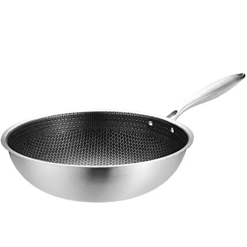 Produktbild: BESTonZON Pfanne -Wokpfanne Antihaft-Bratpfannen Mit Wabenbeschichtung Kratzfestes Induktionskochgeschirr Für - Gaskochfelder Induktionspfanne