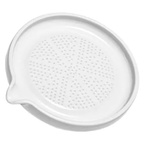 Produktbild: BESTonZON Püreemühle Babymixer Kartoffelhacker Manueller Lebensmittelzerkleinerer Kartoffelzerkleinerer Keramik Knoblauchreibe Küchenmahlwerk Teller Keramik Handmühle
