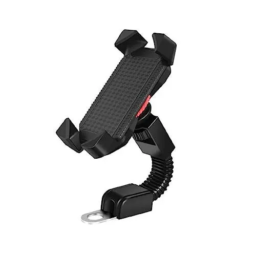 Produktbild: BESTonZON Rückspiegel Handyhalter Motorroller handyhalterung motorradhandyhalterungen Universal- Fahrrad Telefonständer Geographisches Positionierungs System Plastik