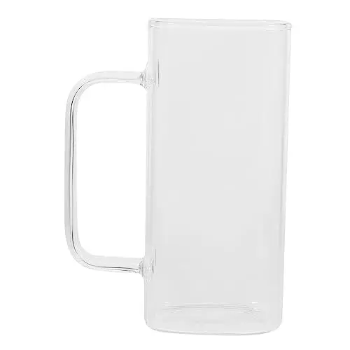 Produktbild: BESTonZON Drinking Glass Transparent Heat-resistant Cup Für Saft Tee Und Getränke Stilvoller Und Langlebiger Glasbecher Für Zuhause Und Büro Für Verschiedene Anlässe
