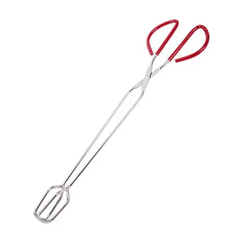 Produktbild: BESTonZON Scherenzange Edelstahl Lebensmittelkuchen Scherenzange Gummigriff Holzkohlezange Clipklemme für Picknick-Grill Draußen