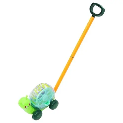 Produktbild: BESTonZON Seifenblasenmaschine Schneckenblasenspielzeug Seifenblasen-Spielzeug Handlicher Seifenblasenmacher Cartoon-blasenhersteller Tragbares Blasengebläse Outdoor-Spielzeug Abs Green