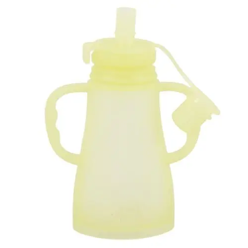 Produktbild: BESTonZON Silikon-babynahrungsbeutel, Wiederverwendbar, Nachfüllbar, Für Babys, Ohne Quetschbeutel, Halter Für Babynahrung, Babypüree, Joghurt, Hellgrün