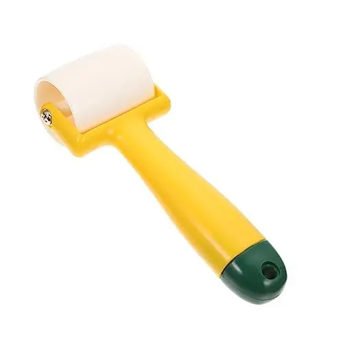 Produktbild: BESTonZON Tapetenflachandruckrad Quilling-Werkzeug Naht Aufkleber Rollen manueller Tapetenroller Tapetenwerkzeuge Handdruck Druckwalze Weinfass Scrollrad flaches Druckrad