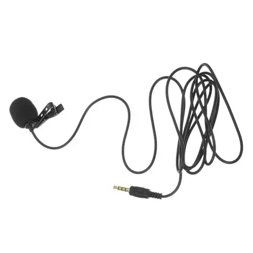 Produktbild: BESTonZON Lavalier Clip Mikrofon Für Smartphones Ansteckmikrofon Mit Plug-and-Play-Funktion Für Audio Und Videoaufnahmen Kompatibel Mit Tablets Und Laptops