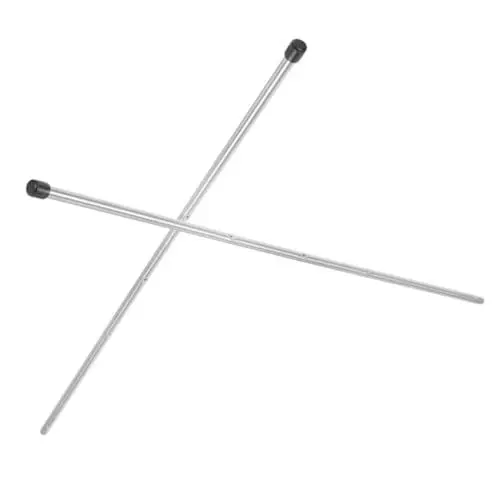 Produktbild: BESTonZON 2 Stücke Metall Pole Für Fußball Tisch Ersatz Fußball Maschine Pole Bequem Zu Installieren Demontieren