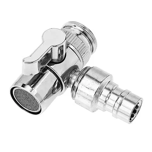 Produktbild: BESTonZON Wasserhahn Splitter Wasser Linie Splitter Kupfer Wasserhahn Adapter für Schlauch und Praktische