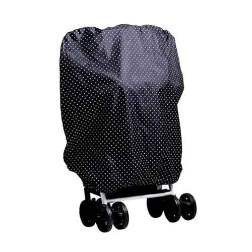 Produktbild: BESTonZON Wasserdichter Falt Regenüberzug Für Babywagen Praktischer Regenschutz Für Kinderwagen Transparentes Design Leicht Und Kompakt Ideal Für Ausflüge Bei Jedem Wetter
