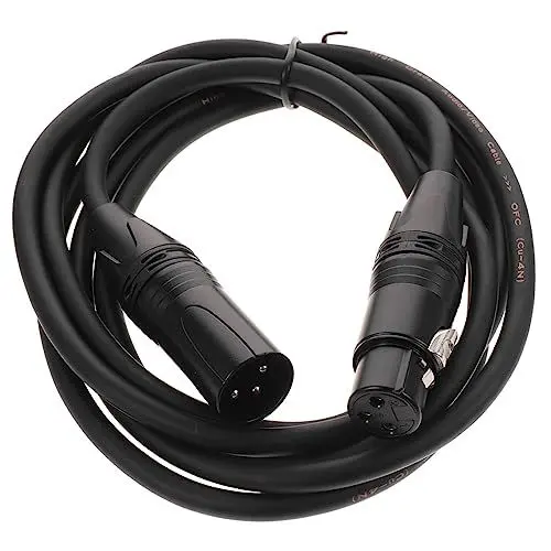 Produktbild: BESTonZON XLR-Audiokabel DJ-Lautsprecher Mikrofon-Anschlusskabel tragbares Mikrofon Basskabel Mikrofonkabel speaker cables Lautsprecheradapter Audioverbindungskabel Mikrofon-Adapterkabel PVC