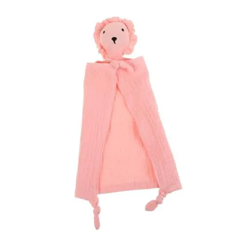 Produktbild: BESTonZON beruhigendes Handtuch Sicherheitsdecke -Handpuppe Kuscheltier Plüschdecke spieldecke Fleecedecke für Kleinkinder Babydecken Hase Hasendecke Baumwolle Rosa