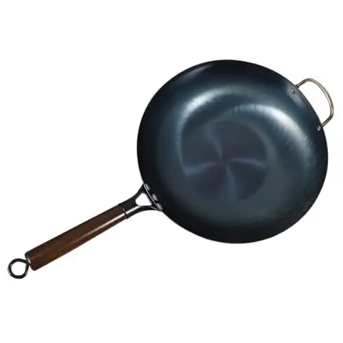 Produktbild: BESTonZON wok japanische Suppentöpfe koreanische Accessoires Herdpfanne Bratpfanne daran arbeiten heißer Topf Küchenversorgung Kochgeschirrzubehör Antihaft Kochutensilien Koriander Eisen