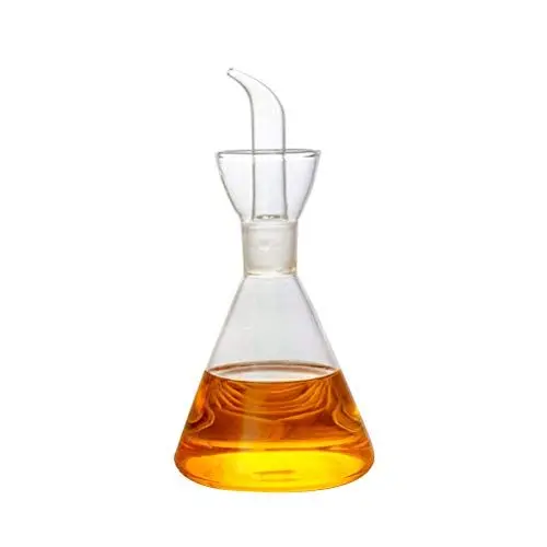 Produktbild: Bestonzon Düse, Olivenölspender, Essigölflaschenspender, Glas, zum Kochen, Küche, geeignet für Speiseöl, Salat, Grillen, Backen, 250 ml
