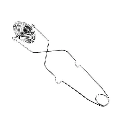 Produktbild: BESTOYARD Edelstahl Mehl Clip Küche Backen Werkzeug Sichter Backen Utensilien Mehl Sichter Sieb Sieb